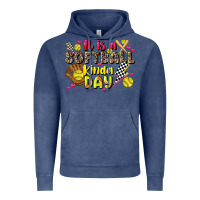 Vintage Denim it is a softball kinda day Vintage Hoodie - JahusDesignShop