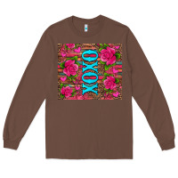 Chestnut xoxo valentine's day pink roses and hearts Long Sleeve Tee - Jasminsmagicworld