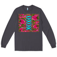 Smoke xoxo valentine's day pink roses and hearts Long Sleeve Tee - Jasminsmagicworld