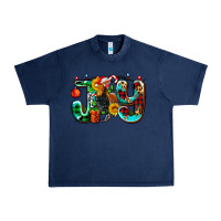 Navy joy with roaster Urban Heavy Tee - AdoDesignShop