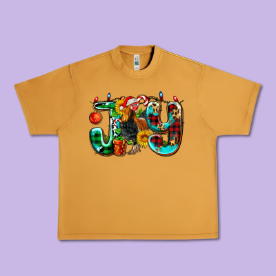 Joy With Roaster Urban Heavy Tee Designed By Adodesignshop
