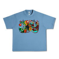 Pebble Blue joy with roaster Urban Heavy Tee - AdoDesignShop