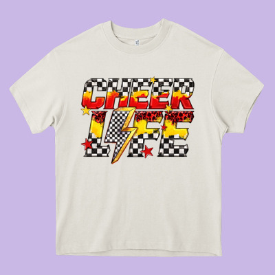 Cheer Life Heavy Core Tee Designed By Texasbilliewilder
