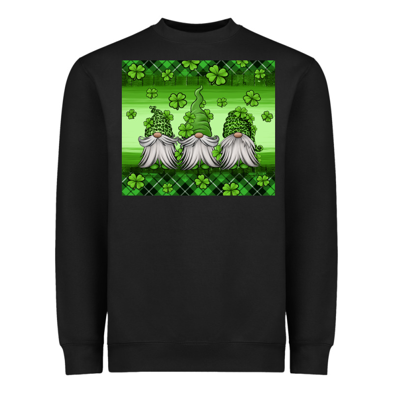 St Patricks Gnomes Heavyweight Sweatshirt by Jasminsmagicworld | Teevron
