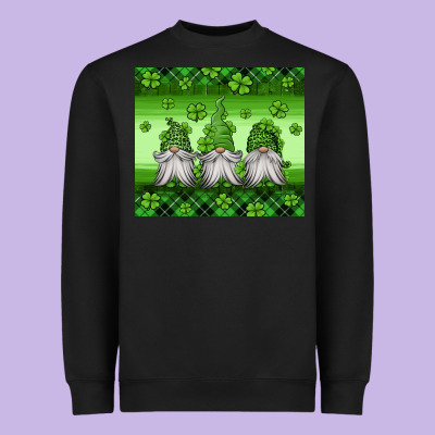 St Patricks Gnomes Heavyweight Sweatshirt Designed By Jasminsmagicworld