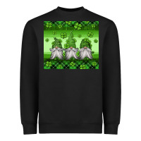 Black st patricks gnomes Heavyweight Sweatshirt - Jasminsmagicworld
