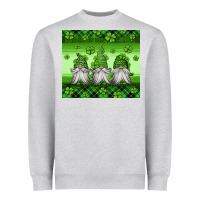 Heather Grey st patricks gnomes Heavyweight Sweatshirt - Jasminsmagicworld