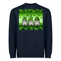 Navy st patricks gnomes Heavyweight Sweatshirt - Jasminsmagicworld