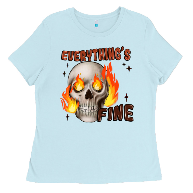 Everythings Fine Ladies Tee by JahusDesignShop | Teevron