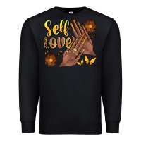 Black black woman self love nails Premium Sweatshirt - Artiststas