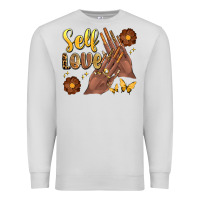 Dove Grey black woman self love nails Premium Sweatshirt - Artiststas