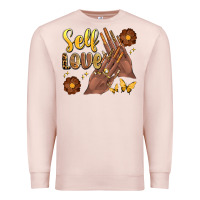 Pale Pink black woman self love nails Premium Sweatshirt - Artiststas