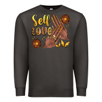 Smoke black woman self love nails Premium Sweatshirt - Artiststas