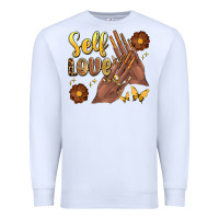 White black woman self love nails Premium Sweatshirt - Artiststas
