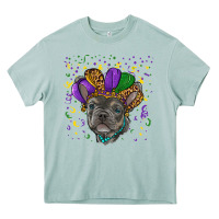 Arona mardi gras french bulldog Heavy Core Tee - RanaPortraitStore