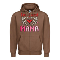 Chestnut one loved mama Zipper Hoodie - MaliasSmallBusiness