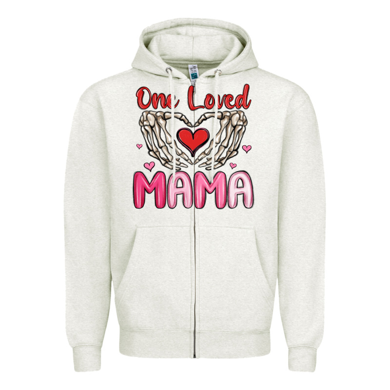 One Loved Mama Zipper Hoodie by MaliasSmallBusiness | Teevron