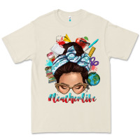 Bone teacher life messy bun Premium Tee - texasbilliewilder