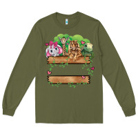Army Green zoo crew Long Sleeve Tee - JahusDesignShop