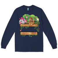 Navy zoo crew Long Sleeve Tee - JahusDesignShop