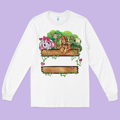 Zoo Crew Long Sleeve Tee Designed By Jahusdesignshop