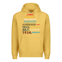 Antique Gold Awesome Since JULY 1934 Premium Hoodie - Bettercallsaul