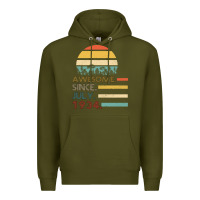 Army Green Awesome Since JULY 1934 Premium Hoodie - Bettercallsaul