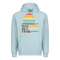 Blue Mist Awesome Since JULY 1934 Premium Hoodie - Bettercallsaul
