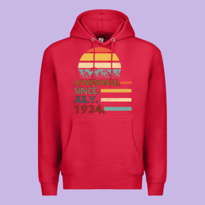 Awesome Since July 1934 Premium Hoodie Designed By Bettercallsaul