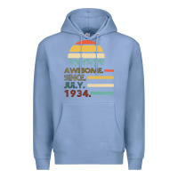 Colony Blue Awesome Since JULY 1934 Premium Hoodie - Bettercallsaul