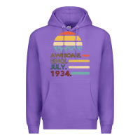 Purple Awesome Since JULY 1934 Premium Hoodie - Bettercallsaul