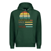 Sports Green Awesome Since JULY 1934 Premium Hoodie - Bettercallsaul