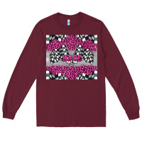 Burgundy race mom Long Sleeve Tee - BarkalooDesign