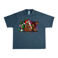 Midnight Navy joy and horse Christmas Urban Heavy Tee - AdoDesignShop