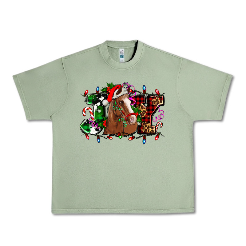 Joy And Horse Christmas Urban Heavy Tee by AdoDesignShop | Teevron