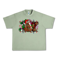 Oil Green joy and horse Christmas Urban Heavy Tee - AdoDesignShop