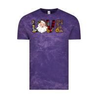 Cloud Purple love santa Vintage Tee - JahusDesignShop