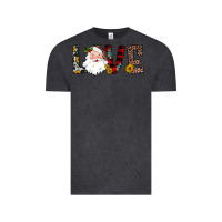 Vintage Black love santa Vintage Tee - JahusDesignShop