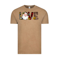 Vintage Coffee love santa Vintage Tee - JahusDesignShop