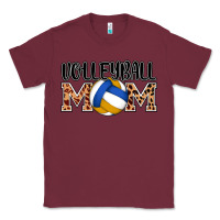 Burgundy volleyball mom Classic Tee - AdoDesignShop