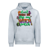 Heather Grey dont make me flip my witch switch Urban Hoodie - CowGirlArtShop