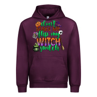 Mauve Wine dont make me flip my witch switch Urban Hoodie - CowGirlArtShop