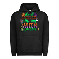 Pigment Black dont make me flip my witch switch Urban Hoodie - CowGirlArtShop