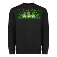 Black st patricks gnomes Heavyweight Sweatshirt - Jasminsmagicworld