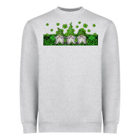 Heather Grey st patricks gnomes Heavyweight Sweatshirt - Jasminsmagicworld