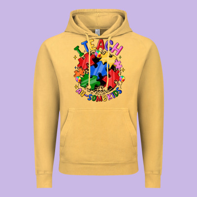 I Teach Au Some Kids Vintage Hoodie Designed By Jahusdesignshop