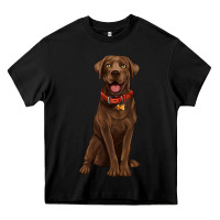 Black chocolate lab labrador retriever Heavy Core Tee - Artiststas