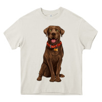 Cream chocolate lab labrador retriever Heavy Core Tee - Artiststas