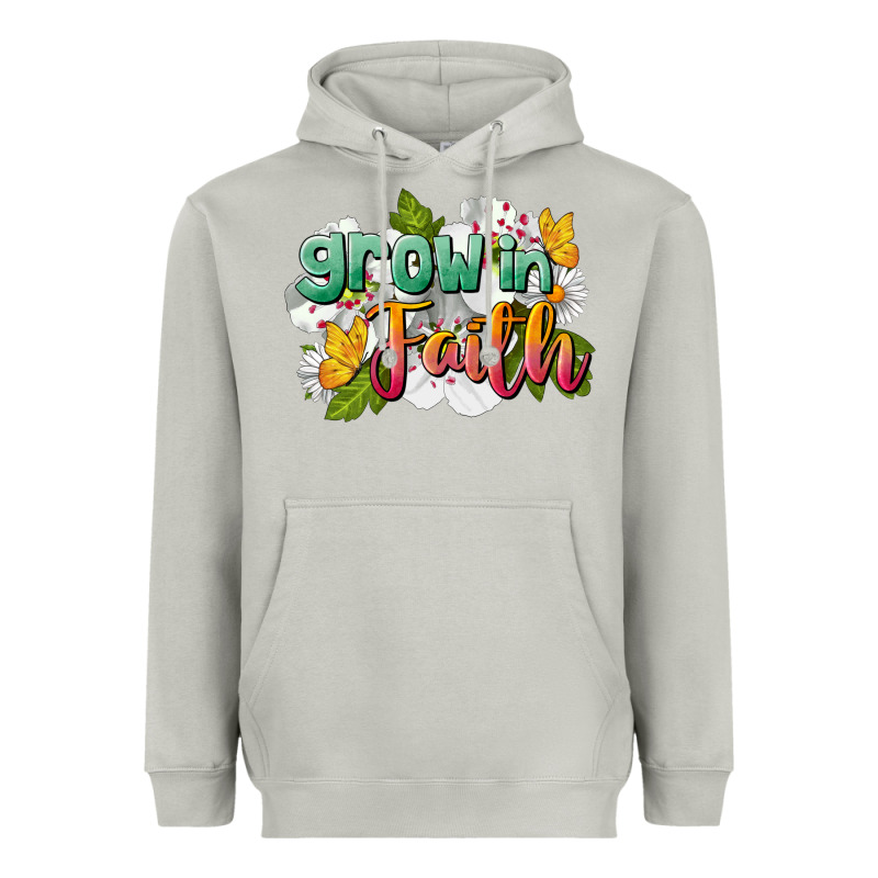 Grow In Faith Heavyweight Hoodie by LillyAllenDesigns | Teevron