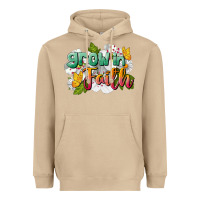 Mushroom Grow In Faith Heavyweight Hoodie - LillyAllenDesigns